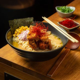 Miso ramen truflowy vegan