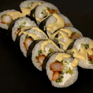Łosoś grillowany w tempurze