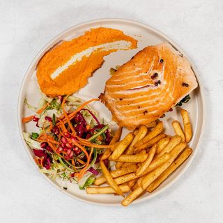 Grillowany łosoś