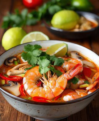 Tom-Yum Prawn soup