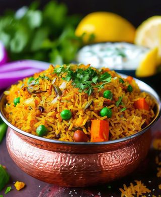 Vegetables Dum Biryani
