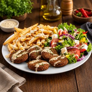Talerz falafel mega