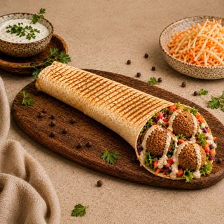 Rollo falafel mega