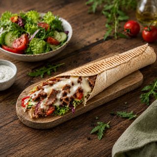 Tortilla z serem mega