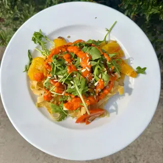 PAPPARDELLE Z GRILLOWANYMI WARZYWAMI