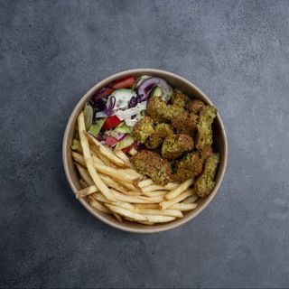 Box powiększony falafel