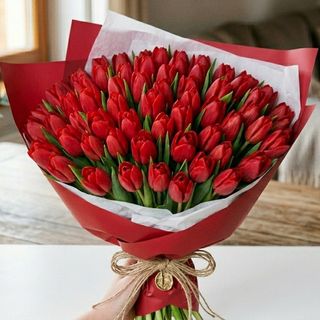 Bukiet 51 tulipanów extra strong