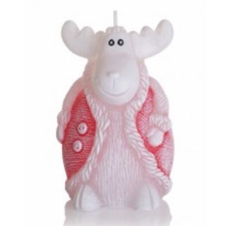 Świeca świąteczny renifer