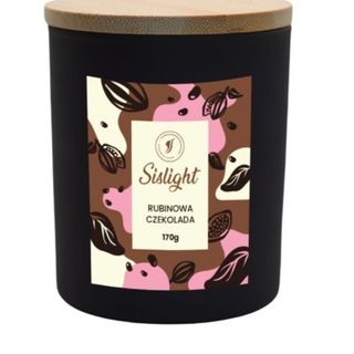 ŚWIECA SOJOWA - RUBINOWA CZEKOLADA
