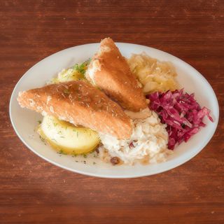 Ser żółty panierowany