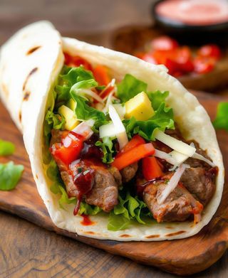 Tortilla z serem duża