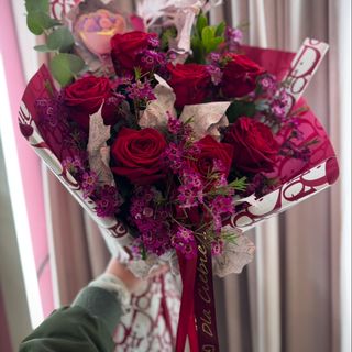 Bukiet czerwonych róż DIOR