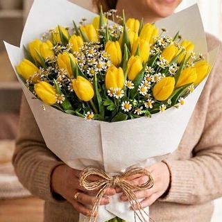 Bukiet tulipanów słoneczna iskra