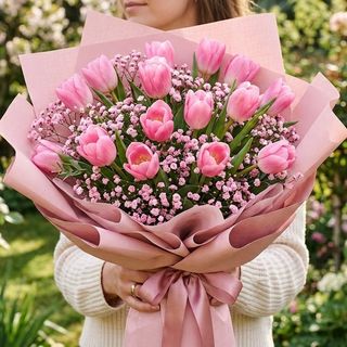 Bukiet słodkich tulipanów