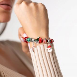 Bransoletka damska świąteczna