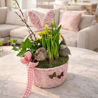 Kompozycja wielkanocna z ptaszkami