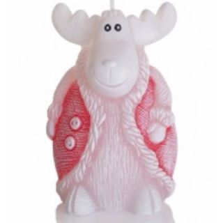 Świeca świąteczny renifer