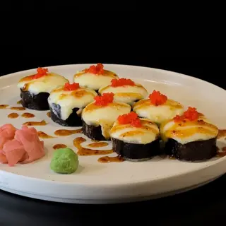 Pieczony roll z krewetką