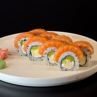 Philadelphia z łososiem w sezamie