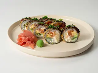 Tempura z łososiem