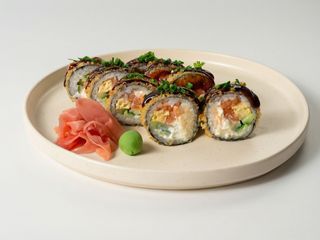 Tempura z łososiem