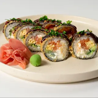 Tempura z łososiem