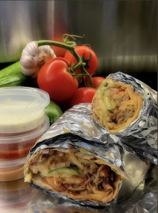 Mięcho lavash karkówka w miodzie i musztardzie 