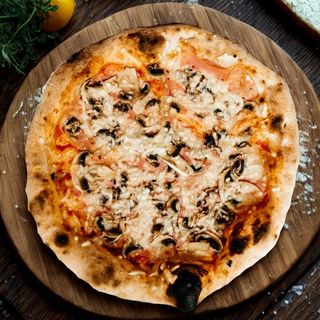 Vegan prosciutto e funghi 32cm