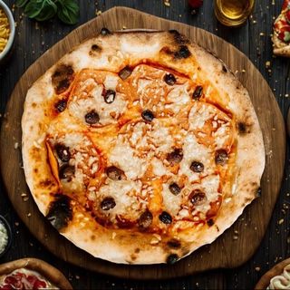 Vegan salami e olive 32cm