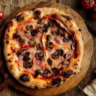 Vegan prosciutto e funghi