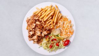 Filet panierowany,dodatek,surówka