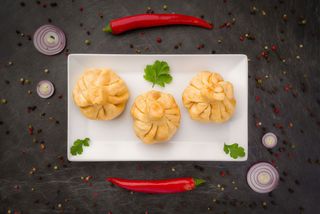 Smażone chinkali z mięsem-4 szt