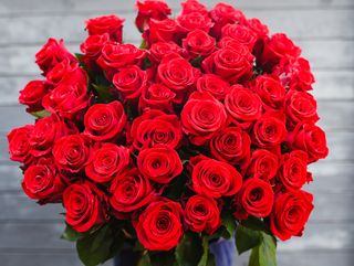 Bukiet z 3 róż czerwonych