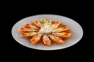 Fusion sashimi z łososia