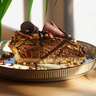 Tarta czekoladowa z bananami