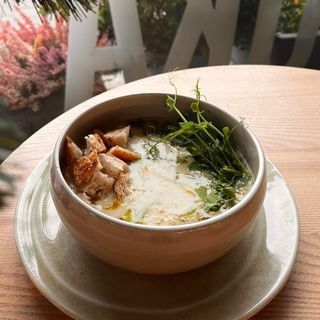 Krem z białych warzyw