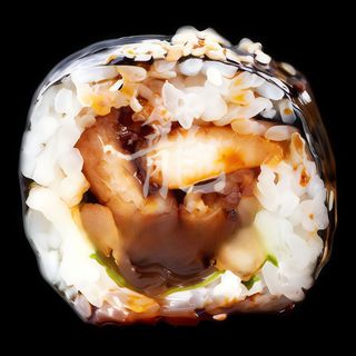 Pieczony łosoś w tempurze