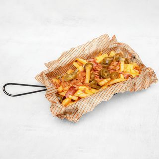 Frytki bacon & cheese