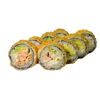 69 Tempura roll z grillowanym łososiem i awokado