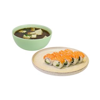 Zupa Miso z tofu I Philadelphia light