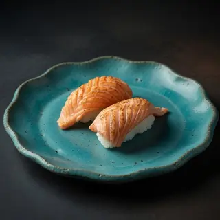 Nigiri Łosoś opalany