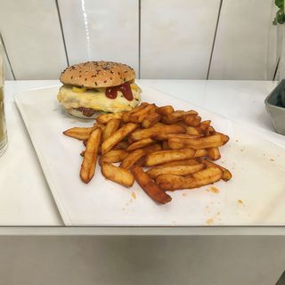 Chicken cheeseburger