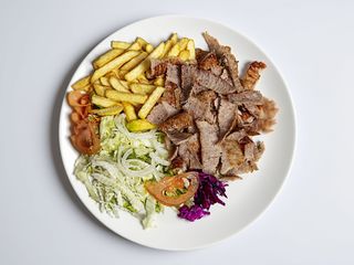 Kebab na talerżu średni 
