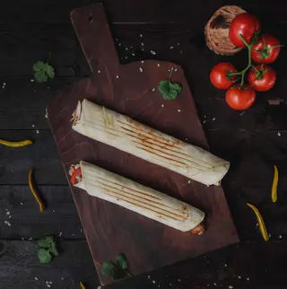Tortilla z nuggetsami