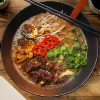 Tantan ramen mięso