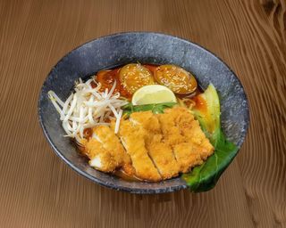 Laksa ramen kurczak
