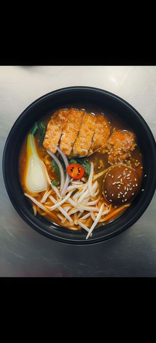 Curry ramen kurczak