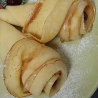 Nalesniki z kurczakiem i pieczarkami