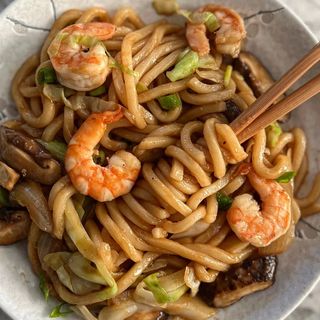 Udon z Krewetkami