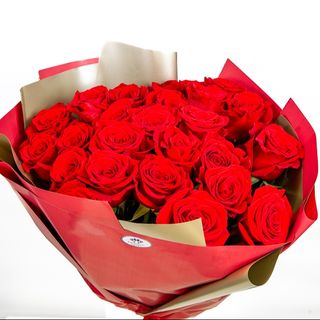 Czerwone róże 25 szt.